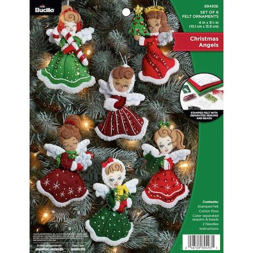 Bucilla felt ornaments - bucilla,