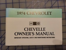 1974 Chevrolet Chevelle Owners