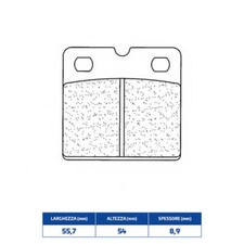 FRONT SINTERED BRAKE PADS