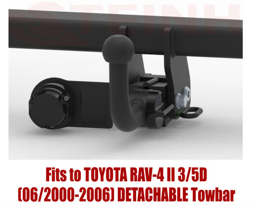 Detachable tow bar for - for, toyota