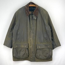 Barbour Northumbria Wax Jacket Mens C46 Green Classic Vintage Country Broken Zip