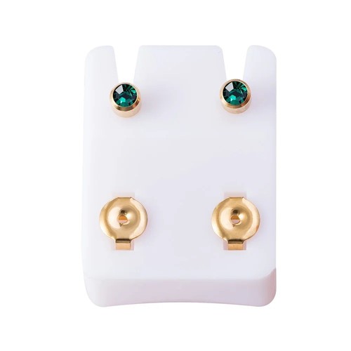 Gem earrings ear studs stud - gem,