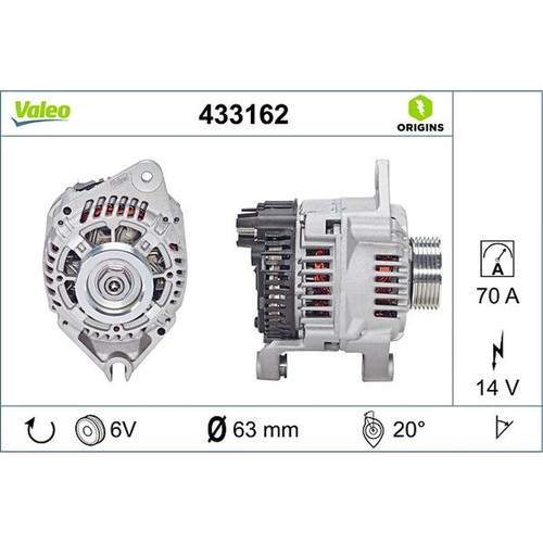 Valeo car alternator 12v - valeo,