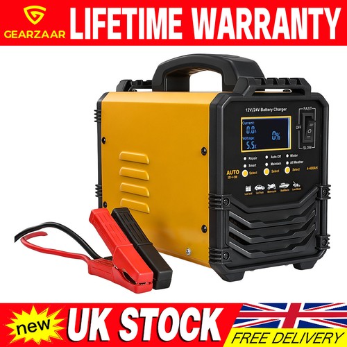 Heavy duty car battery charger - heavy,