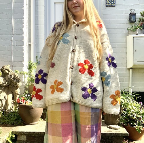 Vintage pachamama cardigan - vintage, xl