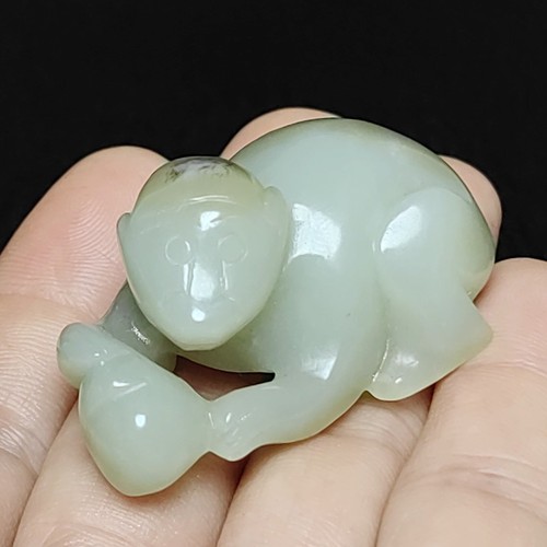 Chinese hetian jade - hetian, hand