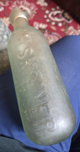 Antique torpedo bottle h - antique,
