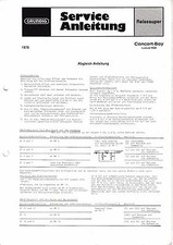 Service manual for Grundig