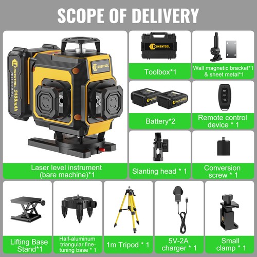 Line laser level - 16, 4x360°