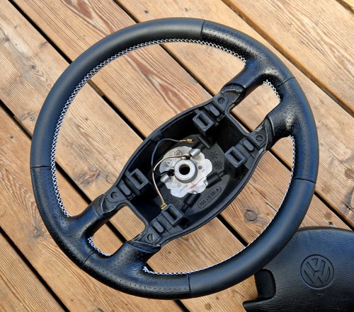 New leather steering wheel - new, for