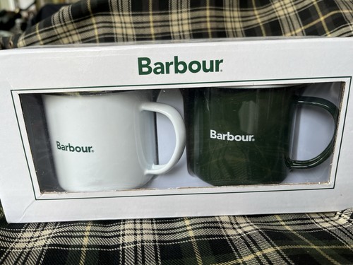 Barbour enamel mugs brand - barbour,