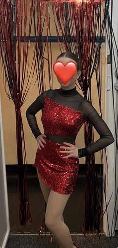 Balera red sequin - red,