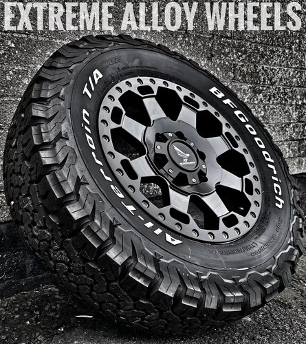 Black at5 alloy wheels - black,