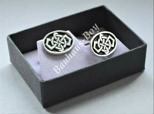 Cufflinks pewter enamel - enamel, inlay