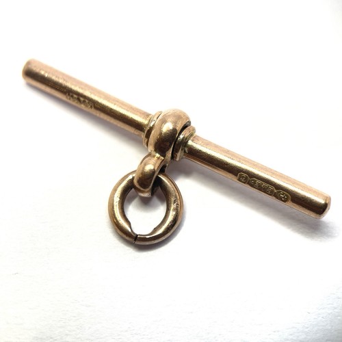 Antique 9ct rose gold bar - antique,