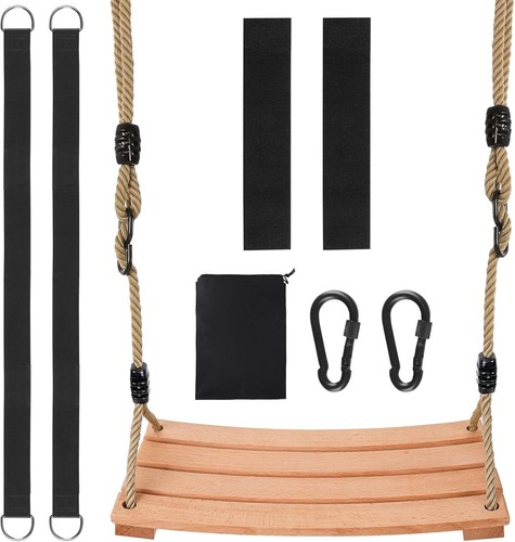 Classic wooden tree swing - classic,