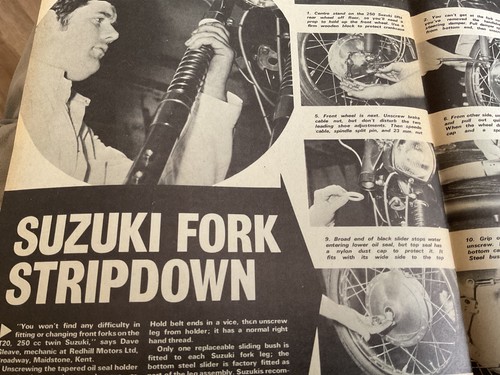 Suzuki t20 250cc forks - suzuki,