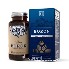 Boron 3mg Supplement | 180 Vegan Tablets | Premium | For Healthy Joints + Bones