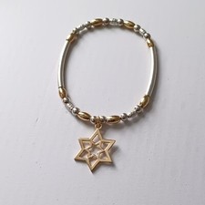 ChloBo Sparkle Gold And Silver Star Charm Bracelet
