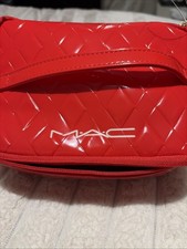 Mac Cosmetics Bag In Red New