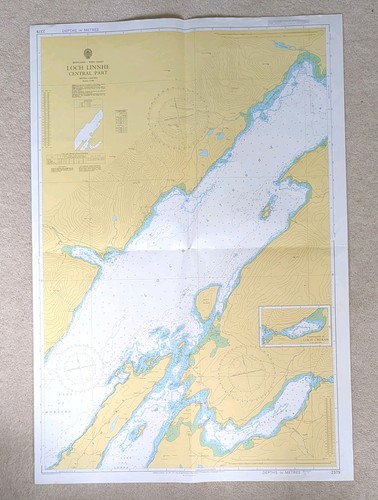Vintage admiralty chart - chart, 2379