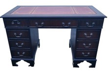 Vintage Captains Desk Red