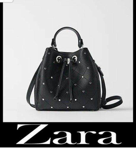 Zara black faux leather - zara,