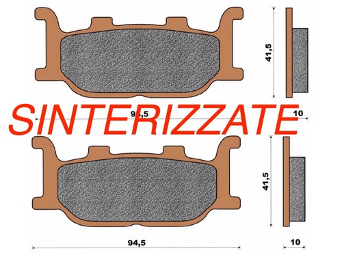 Front brake pads - brake, sinter