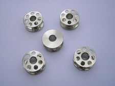 5 ELNA SEWING MACHINES METAL BOBBINS ZZ/SP/ST/SU/STP & 500 SERIES VINTAGE ELNAS