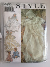 #CUT STYLE CHRISTENING GOWN