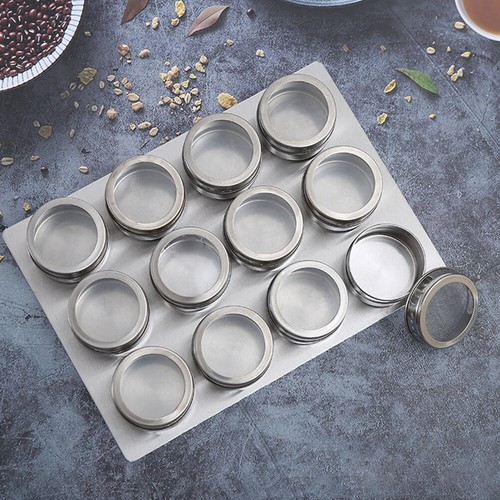 Magnetic spice jars stainless - spice,