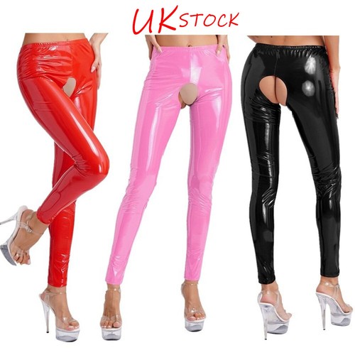 Women pvc wetlook leather - women's,