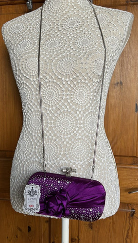 Evening bag lydc purple - lydc,