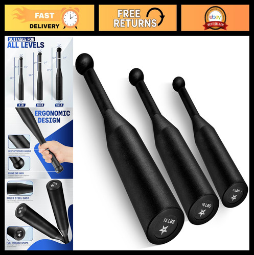 Durable steel indian clubs - clubs, for