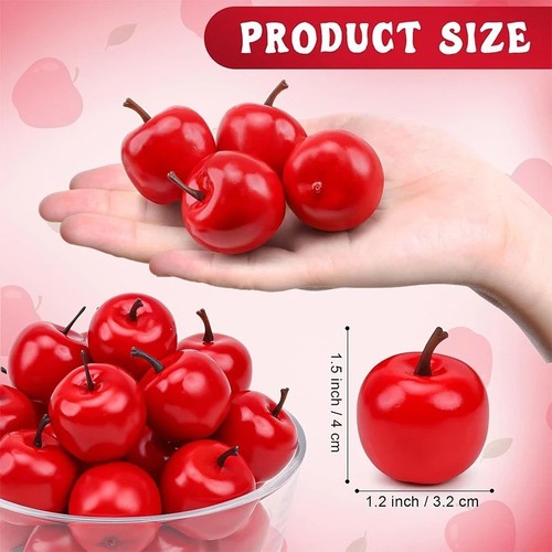 20pcs mini artificial red - mini,