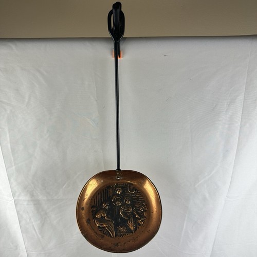Antique copper bed warmer - antique,