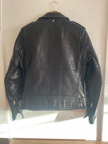 Schott 519 pebbled cowhide - pebbled,