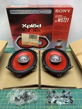 (2) Sony XPlod XS-W5721 2 Way 5x7 Car Audio Speakers 160W Peak Power