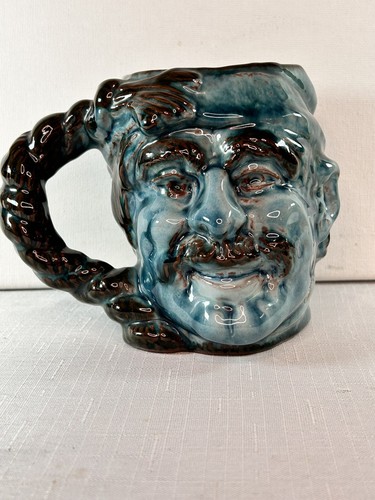 Guernsey pottery blue mug - pottery,