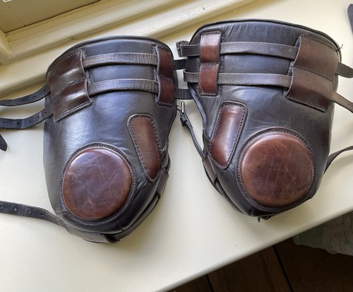 Vintage leather polo - polo, knee