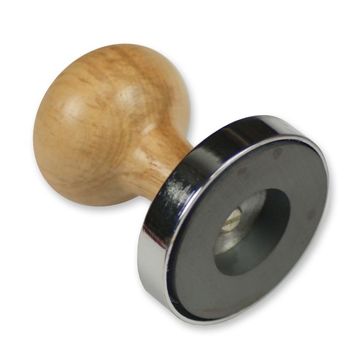 Magnet for metal testing gold
