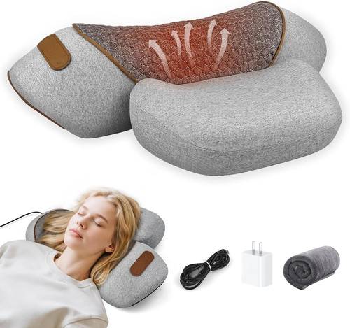 Neck massager pillow - 3-in-1,