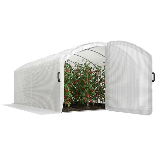 Outsunny x 2m polytunnel - outsunny, 3