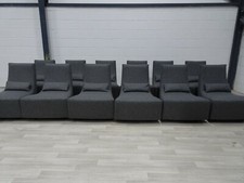 Ligne Roset Neo chairs in charcoal wool in immaculate condition