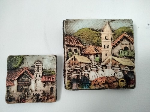 Pair vtg columbian air market - pair,