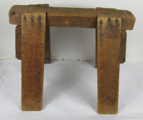Vintage wooden sawhorse - wooden, sawhorse,