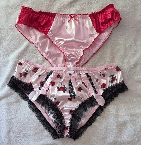 Pairs sexy satin knickers - sexy,