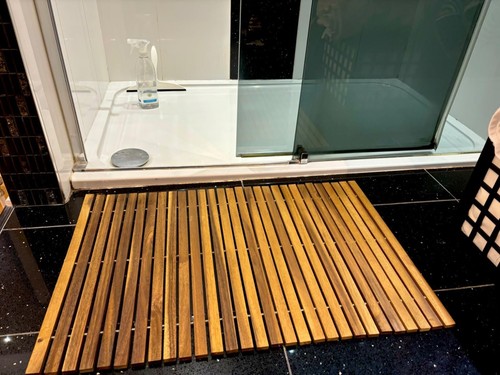 Wooden bath mat acacia - mat,