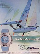 2002 TECHNOMARINE TRIMARAN ROUTE DU RHUM PRESS AD