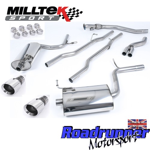Milltek exhaust audi - milltek, 2.0